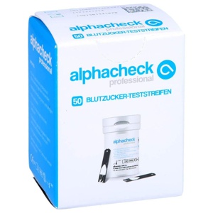 ALPHACHECK professional Blutzuckerteststreifen Produktbild