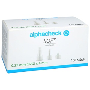 ALPHACHECK soft Pen-Nadeln 32 Gx4 mm Produktbild