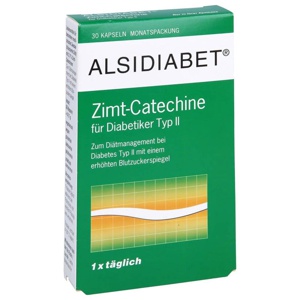 Alsidiabet Zimt Catechine Kapseln, 30 St Kapseln Produktbild