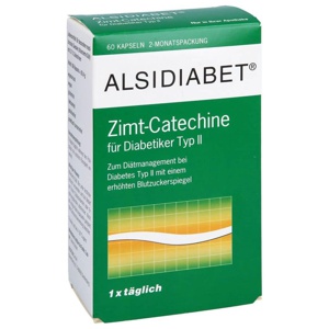 ALSIDIABET Zimt-Catechine f.Diab.Typ II 1xtägl.Kps Produktbild