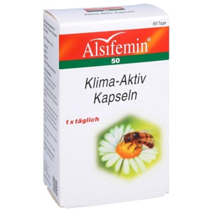 Alsifemin Klima Aktiv mit Soja-Isoflavonen Kapseln, 60 St Kapseln Produktbild