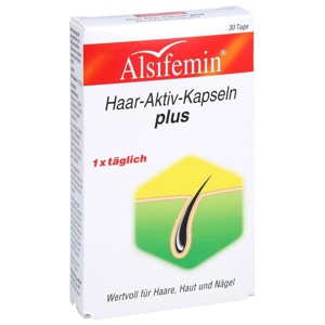 ALSIFEMIN Haar-Aktiv-Kapseln plus Produktbild