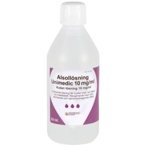 Alsollösning Unimedic 10 mg/ml 250 ml produkt bild