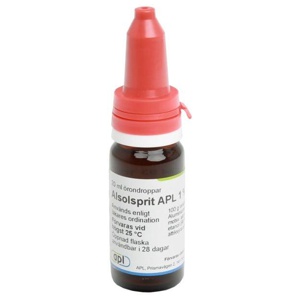 Alsolsprit APL, örondroppar, lösning 1% + 10% 20 ml produkt bild