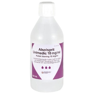 Alsolsprit Unimedic 10 mg/ml 250 ml produkt bild