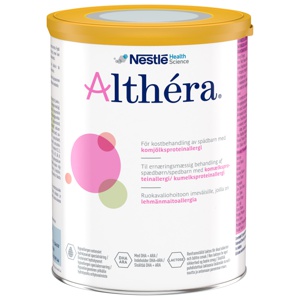 Althéra Spesialnæring ved kumelkproteinallergi pulver, 400 g produktbilde