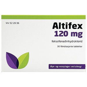 Altifex 120 mg tabletter 30 stk produktbilde