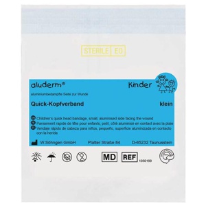 ALUDERM Kinder Quickkopfverb.klein 6 cm Produktbild