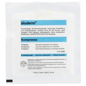 ALUDERM Kompressen 20x20 cm 1 St Kompressen Produktbild