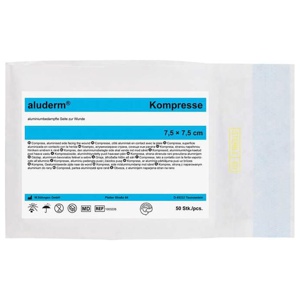 Aluderm Kompressen 7,5x7,5cm, 50 St Kompressen Produktbild