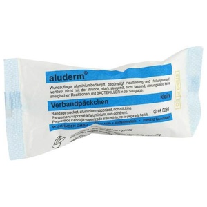 Aluderm Verbandpäckchen klein 1 St Verband Produktbild