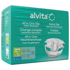 ALVITA All-in-One Inkontinenzhose super large Tag Produktbild