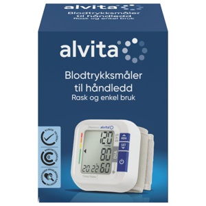 Alvita Blodtrykksmåler Håndledd, 1 stk. produktbilde