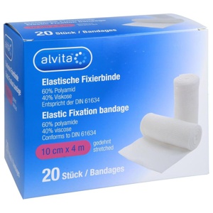 Alvita elastische Fixierbinde 10 cmx4 m Produktbild