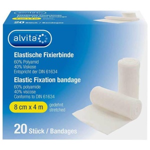 Alvita elastische Fixierbinde 8 cmx4 m Produktbild