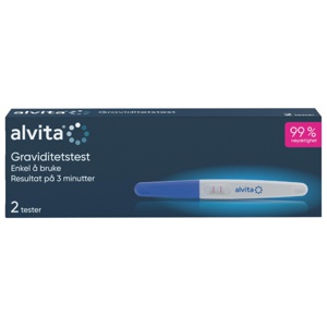 Alvita Graviditetstest 2 stk produktbilde