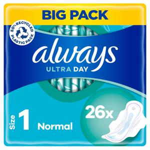 Always Ultra Normal Pads Wings 26 st produkt bild