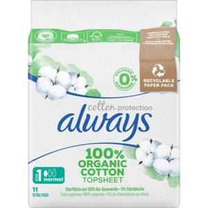 Always Cotton Protection Ultra Normal Bindor med vingar Stl 1 produkt bild