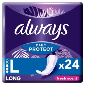 Always Daily Protect Long Trosskydd med fräsch doft 24 st produkt bild