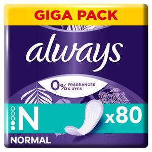 Always Daily Fresh Normal doftfri 80 st produkt bild