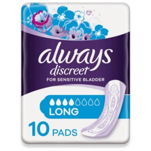 Always Discreet Incontinence Pads Long product image