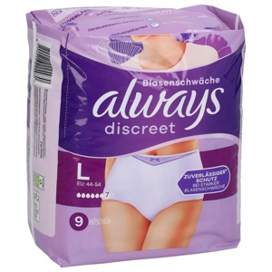 Always Discreet Inkontinenz Pants Plus L Produktbild
