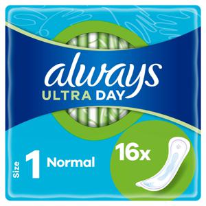 Always Ultra Sanitetsbindor Normal S1 16 st produkt bild