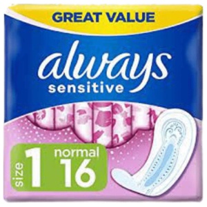 Always Sensitive Normal No Wings product image