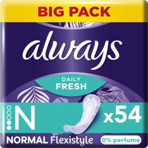 Always Daily Fresh Normal Flexistyle 0% Perfume 54 pcs produkt bild