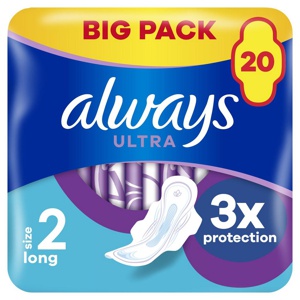 Always Ultra Duo Long Plus Pads with Wings product image