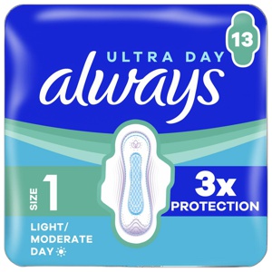 Always Ultra Size 1 Pads with Wings product image