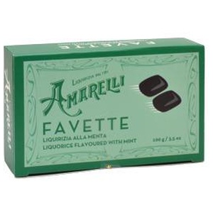Amarelli Engelsk lakrids m. pebermynte - 100 g produktbillede
