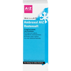 AMBROXOL AbZ Hustensaft 15 mg/5 ml Produktbild