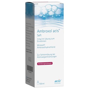 Ambroxol acis 100 ml Lösung zum Einnehmen Produktbild