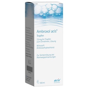 Ambroxol acis 100 ml Tropfen zum Einnehmen Produktbild