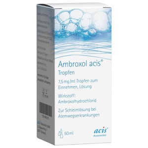 Ambroxol acis 50 ml Tropfen zum Einnehmen Produktbild