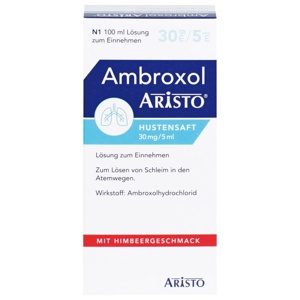 AMBROXOL Aristo Hustensaft 30 mg/5 ml Lsg.z.Einn. Produktbild
