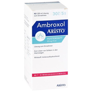 AMBROXOL Aristo Hustensaft 30 mg/5 ml Lsg.z.Einn. Produktbild