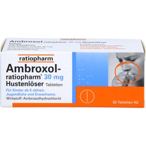 AMBROXOL-ratiopharm 30 mg Hustenlöser Tabletten Produktbild