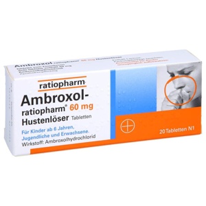 AMBROXOL-ratiopharm 60 mg Hustenlöser Tabletten Produktbild