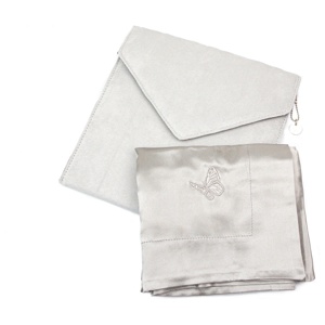 Amelie Soie Beauty Silk Pillow Grey produkt bild