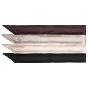 Amelie Soie Silk Scarf Black produkt bild