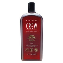 American Crew Tea Tree 3 In 1 Shampoo, Conditioner And Body Wash 1000ml Produktbild