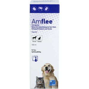 AMFLEE 2,5 mg/ml Spray Lösung f.Hunde/Katzen Produktbild