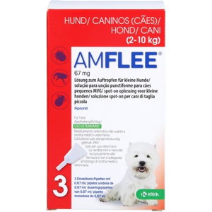 AMFLEE 67 mg Spot-on Lsg.f.kleine Hunde 2-10kg Produktbild