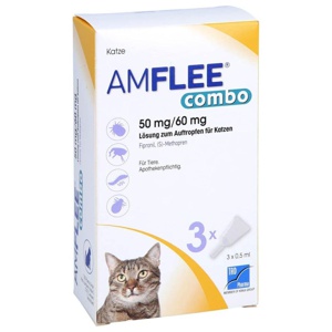 AMFLEE combo 50/60mg Lsg.z.Auftropfen f.Katzen Produktbild