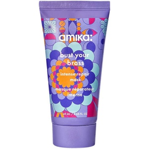 Amika Bust Your Brass Cool Blonde Intense Repair Mask produktbillede