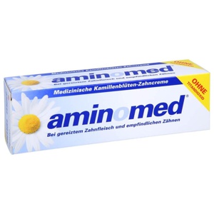 AMINOMED Kamillenblüten Zahncreme ohne Titandioxid Produktbild