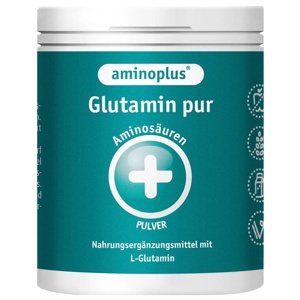 AMINOPLUS Glutamin pur Pulver Produktbild