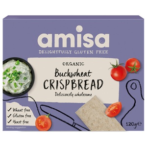Biogan Knækbrød Boghvede glutenfri Ø 120 g produktbillede